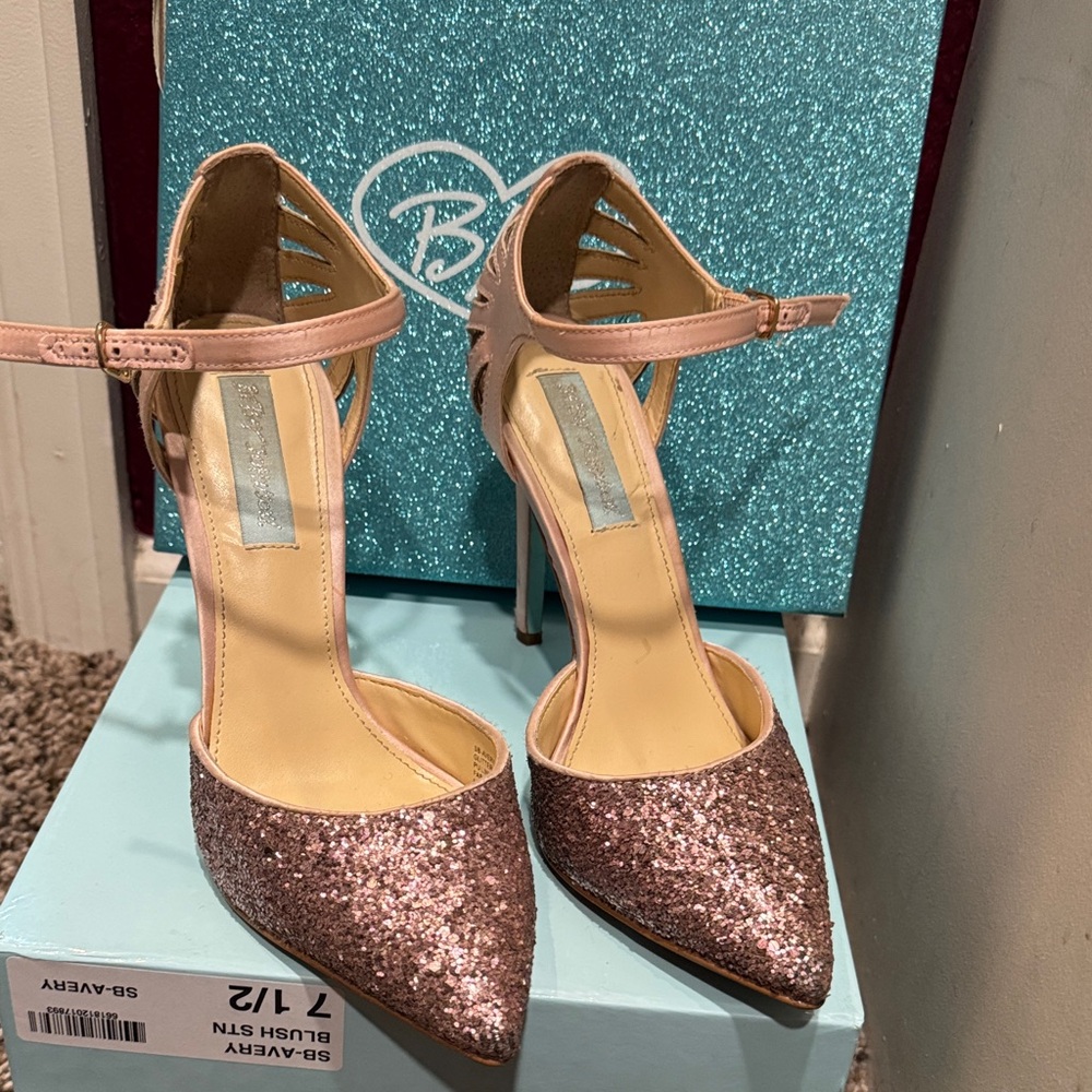 Blush Sparkling Pink Heels